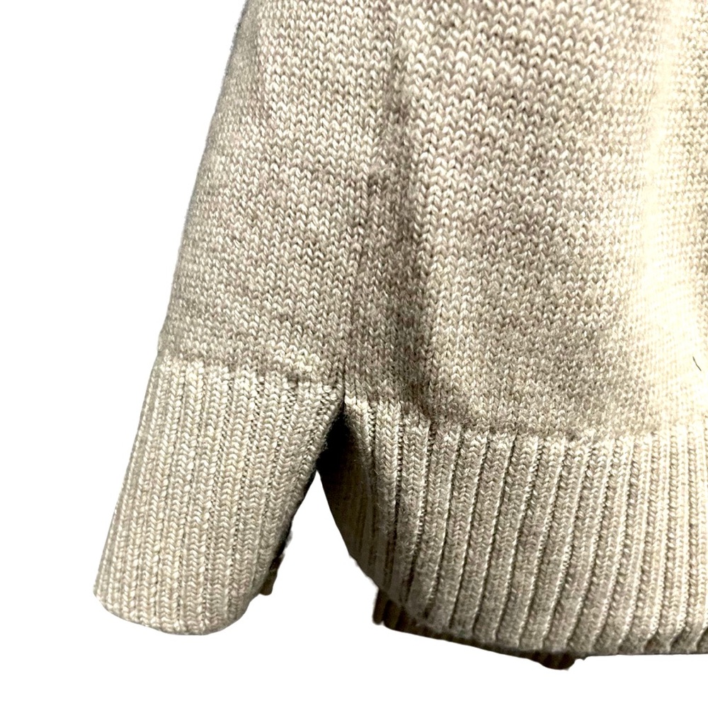 Athleta Nopa 100% Merino Wool Pullover Long Sleeve Beige Sweater Size Small - Picture 4 of 9